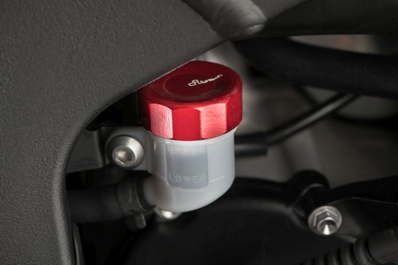 Coperchio Pompa Freno / frizione per Kawasaki Rosso